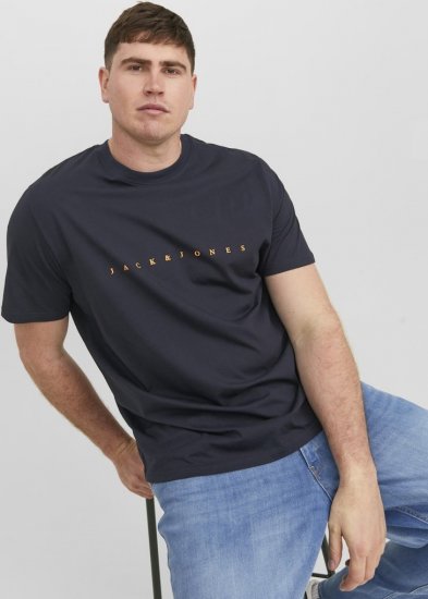 Jack & Jones STAR T-Shirt Dark Navy - T-krekli - T-krekli - 2XL-14XL