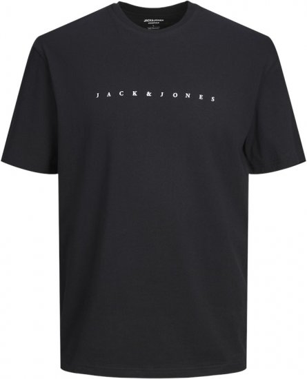 Jack & Jones STAR T-Shirt Black - T-krekli - T-krekli - 2XL-14XL