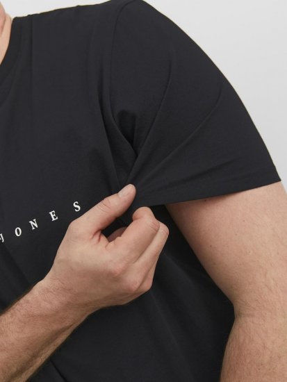 Jack & Jones STAR T-Shirt Black - T-krekli - T-krekli - 2XL-14XL