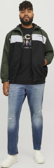 Jack & Jones RUSH Bomber Jacket with Hood Green - Jakas & Lietus apģērbs - Jakas - 2XL-12XL