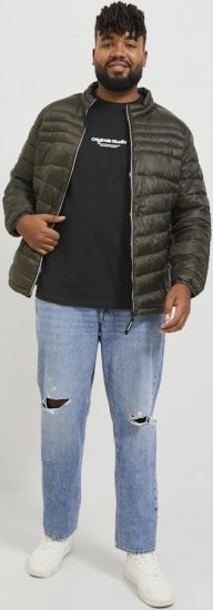 Jack & Jones ESTERBRO T-Shirt Black - T-krekli - T-krekli - 2XL-14XL