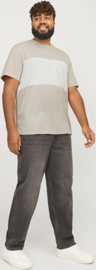 Jack & Jones LEGACY BLOCKING T-Shirt Beige - T-krekli - T-krekli - 2XL-14XL