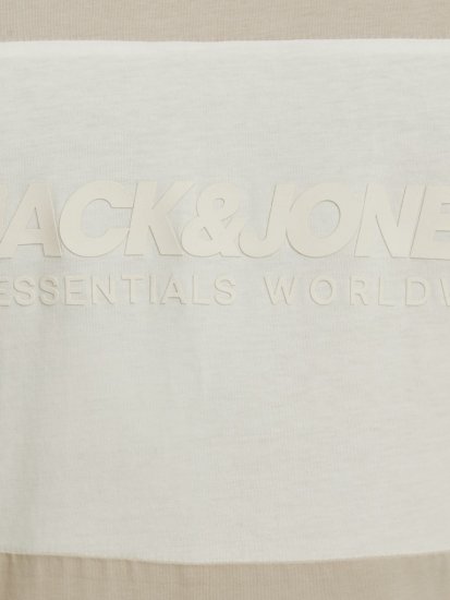 Jack & Jones LEGACY BLOCKING T-Shirt Beige - T-krekli - T-krekli - 2XL-14XL