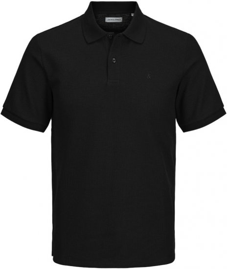 Jack & Jones AUSTIN CLASSIC Polo Black - Polo krekli - Polo krekli - 2XL-8XL