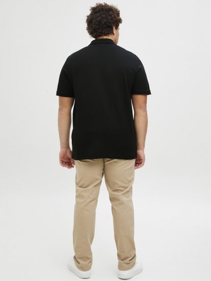 Jack & Jones AUSTIN CLASSIC Polo Black - Polo krekli - Polo krekli - 2XL-8XL