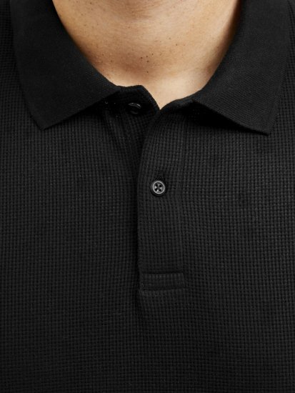 Jack & Jones AUSTIN CLASSIC Polo Black - Polo krekli - Polo krekli - 2XL-8XL