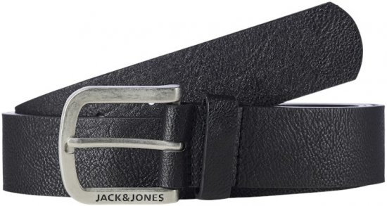 Jack & Jones HARRY Belt Black - Jostas - Liela izmēra Jostas - W40-W70/2XL-8XL