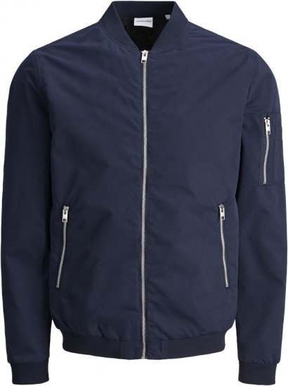 Jack & Jones RUSH Bomber Jacket Navy Blazer - Jakas & Lietus apģērbs - Jakas - 2XL-12XL