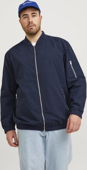 Jack & Jones RUSH Bomber Jacket Navy Blazer - Jakas & Lietus apģērbs - Jakas - 2XL-12XL