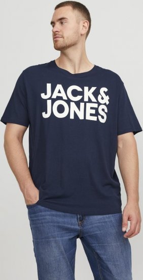 Jack & Jones CORP Logo T-Shirt Navy Blazer - T-krekli - T-krekli - 2XL-14XL