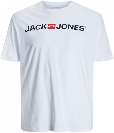 Jack & Jones JJECORP LOGO T-Shirt White - T-krekli - T-krekli - 2XL-14XL