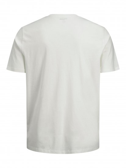 Jack & Jones JJELOGO TEE White - T-krekli - T-krekli - 2XL-14XL