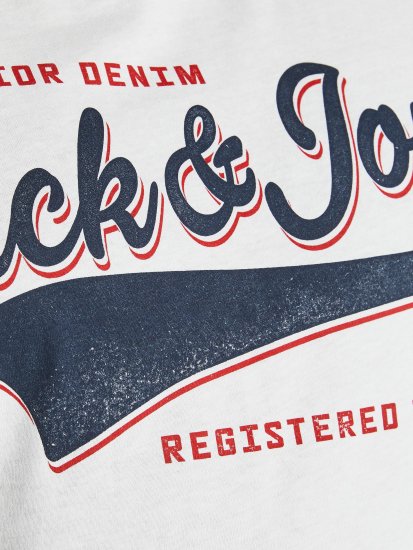 Jack & Jones JJELOGO TEE White - T-krekli - T-krekli - 2XL-14XL
