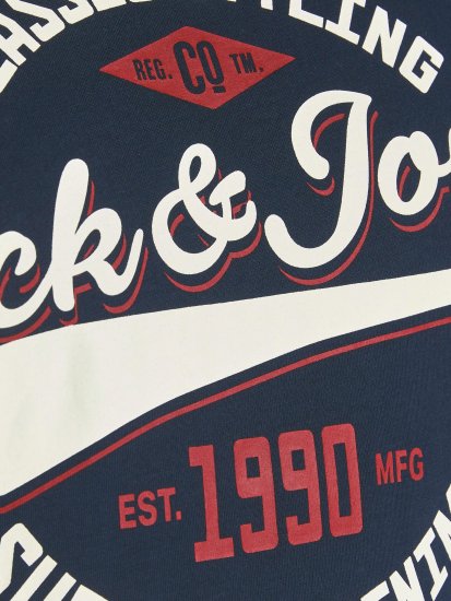 Jack & Jones JJELOGO TEE Navy - T-krekli - T-krekli - 2XL-14XL