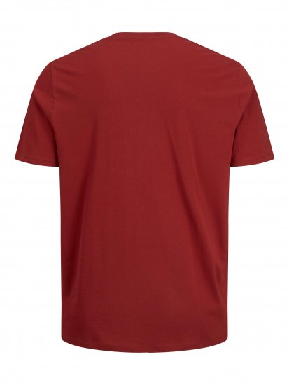 Jack & Jones JJELOGO TEE Red - T-krekli - T-krekli - 2XL-14XL
