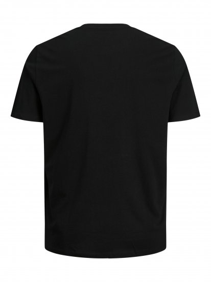 Jack & Jones JJELOGO TEE Black - T-krekli - T-krekli - 2XL-14XL