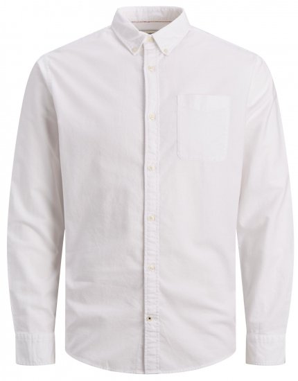 Jack & Jones JJEOXFORD Shirt White - Krekli - Krekli - 2XL-8XL