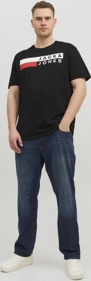 Jack & Jones CORP Logo T-Shirt Black/PLAY 4 - T-krekli - T-krekli - 2XL-14XL