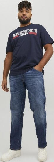 Jack & Jones CORP Logo T-Shirt Navy/PLAY 4 - T-krekli - T-krekli - 2XL-14XL