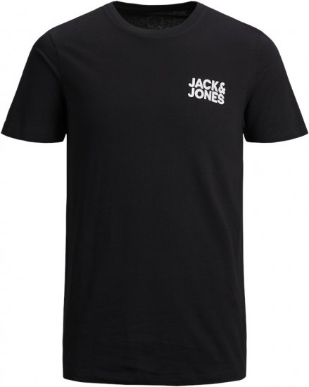 Jack & Jones CORP Logo T-Shirt Black - T-krekli - T-krekli - 2XL-14XL