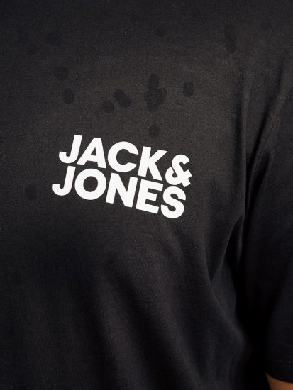 Jack & Jones CORP Logo T-Shirt Black - T-krekli - T-krekli - 2XL-14XL