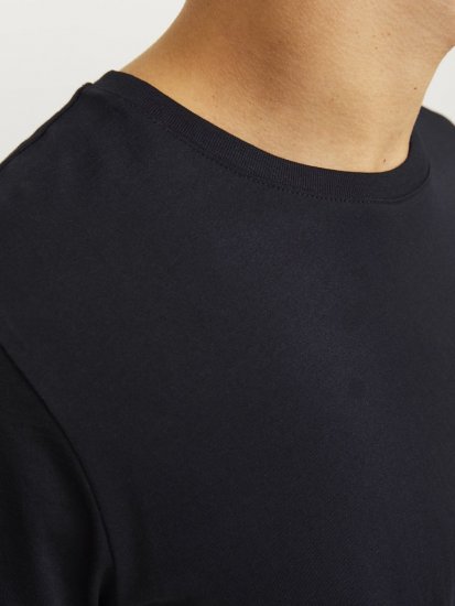 Jack & Jones CORP Logo T-Shirt Black w Small Black Print - T-krekli - T-krekli - 2XL-14XL