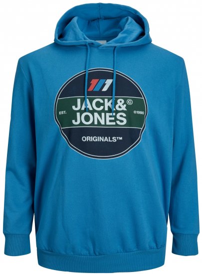 Jack & Jones JORNATE SWEAT Hoodie Blue - Džemperi un džemperi ar kapuci - Džemperi - 2XL-14XL