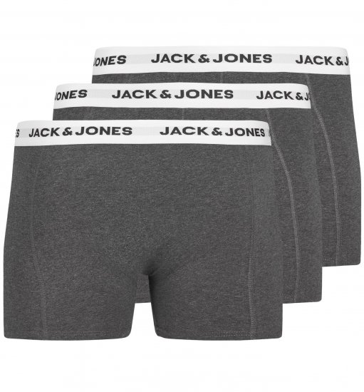 Jack & Jones JACBASIC Boxers 3-pack Grey - Apakšveļa un peldšorti - Apakšveļa - 2XL-8XL