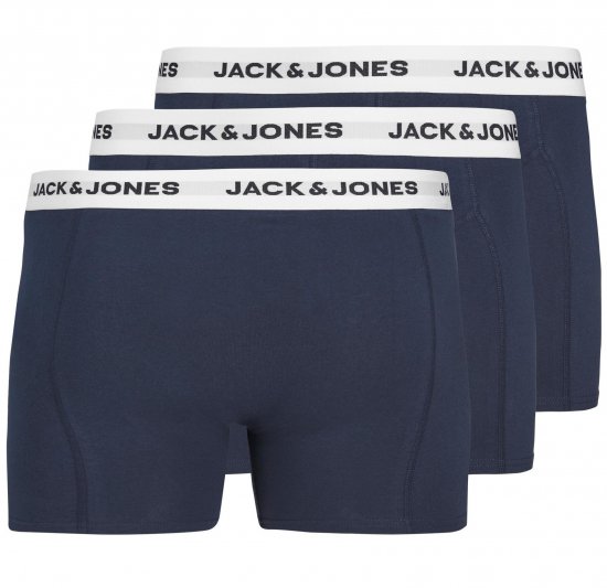 Jack & Jones JACBASIC Boxers 3-pack Navy - Apakšveļa un peldšorti - Apakšveļa - 2XL-8XL