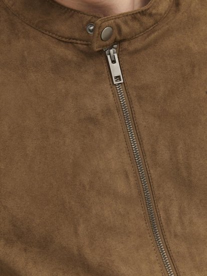 Jack & Jones Rocky Urban Rider Leather Jacket Brown - Jakas & Lietus apģērbs - Jakas - 2XL-12XL