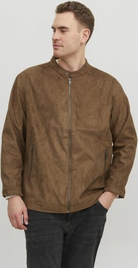 Jack & Jones Rocky Urban Rider Leather Jacket Brown - Jakas & Lietus apģērbs - Jakas - 2XL-12XL
