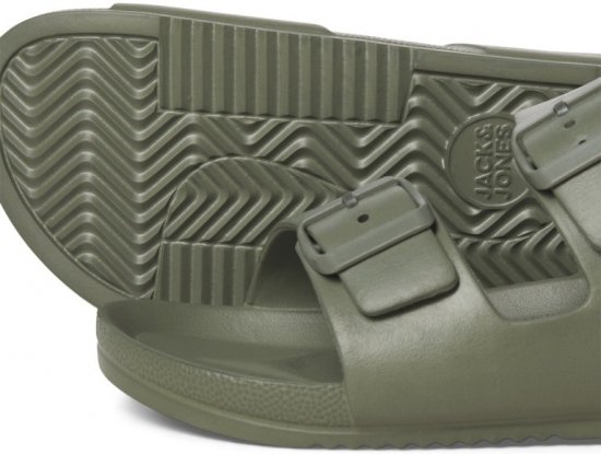 Jack & Jones Croxton Moulded Sandals Khaki - Vīriešu apavi 40-52 - 