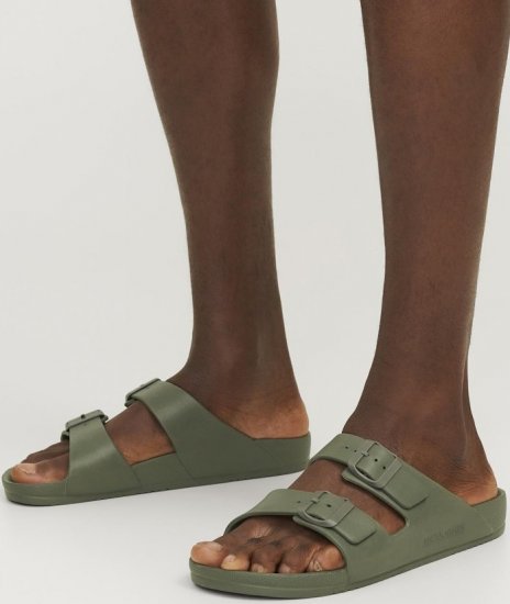 Jack & Jones Croxton Moulded Sandals Khaki - Vīriešu apavi 40-52 - 