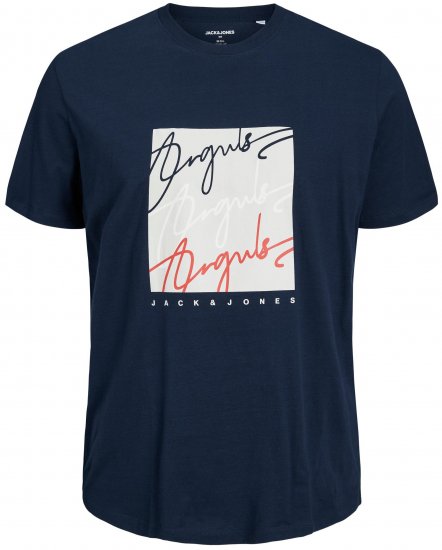 Jack & Jones JORJOSHUA T-shirt Navy - T-krekli - T-krekli - 2XL-14XL