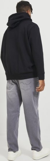 Jack & Jones ESTERBRO Zip Hoodie Black - Džemperi un džemperi ar kapuci - Džemperi - 2XL-14XL