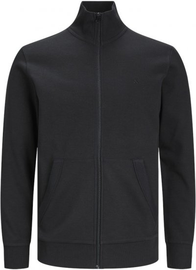 Jack & Jones PAULOS Turtleneck Zip Sweatshirt Black - Džemperi un džemperi ar kapuci - Džemperi - 2XL-14XL