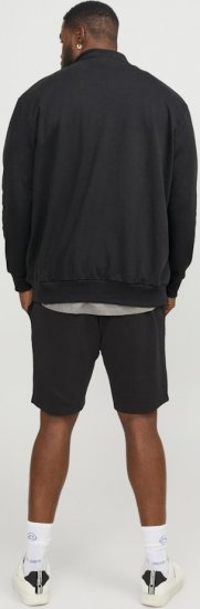 Jack & Jones PAULOS Turtleneck Zip Sweatshirt Black - Džemperi un džemperi ar kapuci - Džemperi - 2XL-14XL