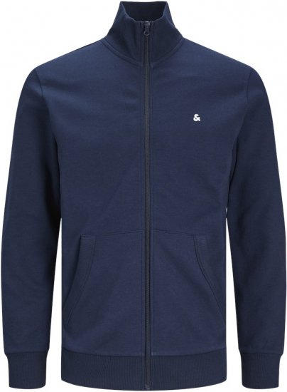 Jack & Jones PAULOS Turtleneck Zip Sweatshirt Navy Blazer - Džemperi un džemperi ar kapuci - Džemperi - 2XL-14XL