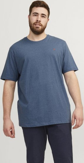 Jack & Jones PAULOS T-Shirt Denim Blue - T-krekli - T-krekli - 2XL-14XL