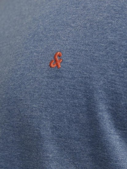 Jack & Jones PAULOS T-Shirt Denim Blue - T-krekli - T-krekli - 2XL-14XL