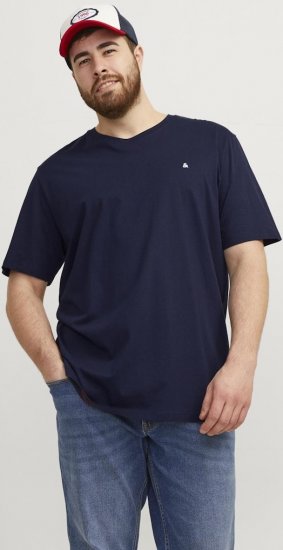 Jack & Jones PAULOS T-Shirt Navy Blazer - T-krekli - T-krekli - 2XL-14XL
