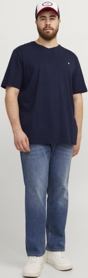 Jack & Jones PAULOS T-Shirt Navy Blazer - T-krekli - T-krekli - 2XL-14XL