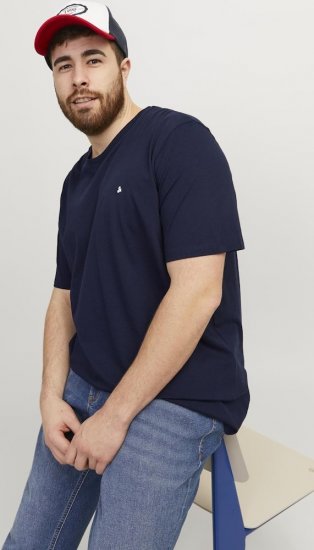 Jack & Jones PAULOS T-Shirt Navy Blazer - T-krekli - T-krekli - 2XL-14XL