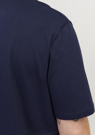 Jack & Jones PAULOS T-Shirt Navy Blazer - T-krekli - T-krekli - 2XL-14XL