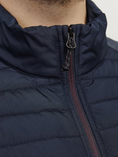Jack & Jones MULTI SET-IN Sleeves Quilted Jacket With Collar Navy Blazer - Jakas & Lietus apģērbs - Jakas - 2XL-12XL