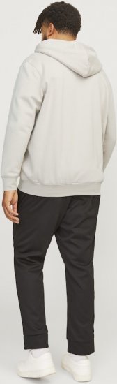 Jack & Jones ESTERBRO Zip Hoodie Light Grey - Džemperi un džemperi ar kapuci - Džemperi - 2XL-14XL