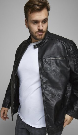 Jack & Jones ROCKY Jacket Black - Jakas & Lietus apģērbs - Jakas - 2XL-12XL