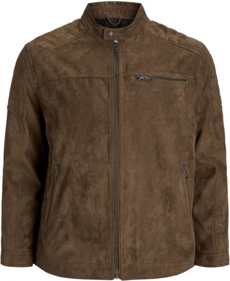 Jack & Jones ROCKY Jacket Brown - Jakas & Lietus apģērbs - Jakas - 2XL-12XL