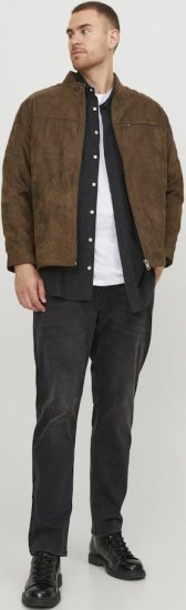 Jack & Jones ROCKY Jacket Brown - Jakas & Lietus apģērbs - Jakas - 2XL-12XL
