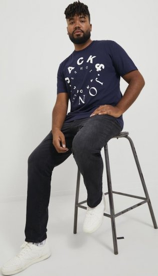 Jack & Jones GLENN FOX GE 147 Jeans Black Denim - Džinsi un bikses - Džinsi un Bikses - W40-W70